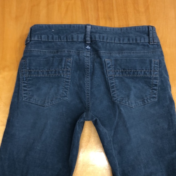3 pr Prana cords Sz 2.  Boot leg jeans. All in GUC. Light teal, grey/blue, black - Picture 5 of 5
